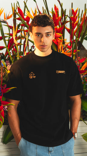 CAMISETA MONARCA NEGRO