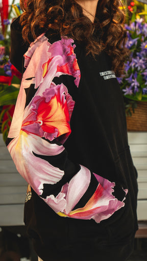 HOODIE ART MONARCA NEGRO