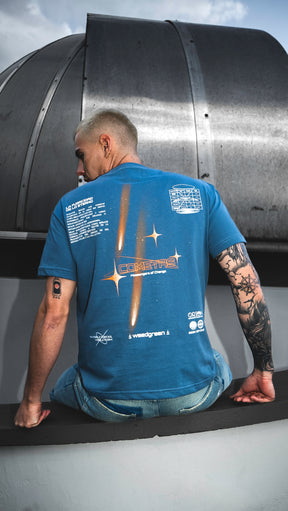 CAMISETA COMETA AZUL