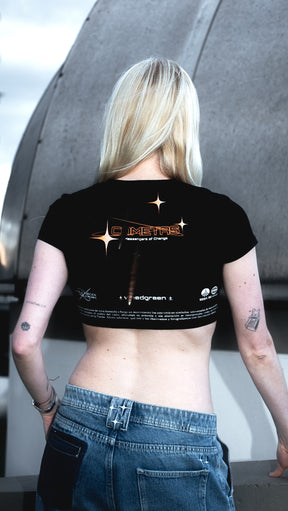 BABY TEE COMETA NEGRO