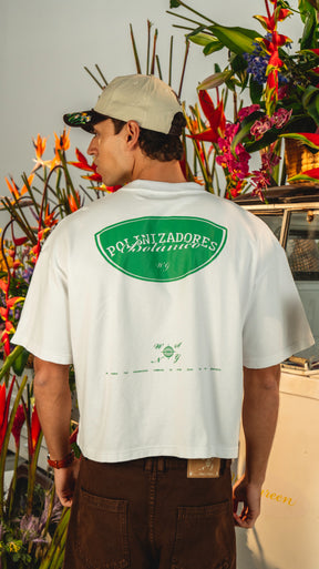 CAMISETA BOX POLINIZADORES BLANCO