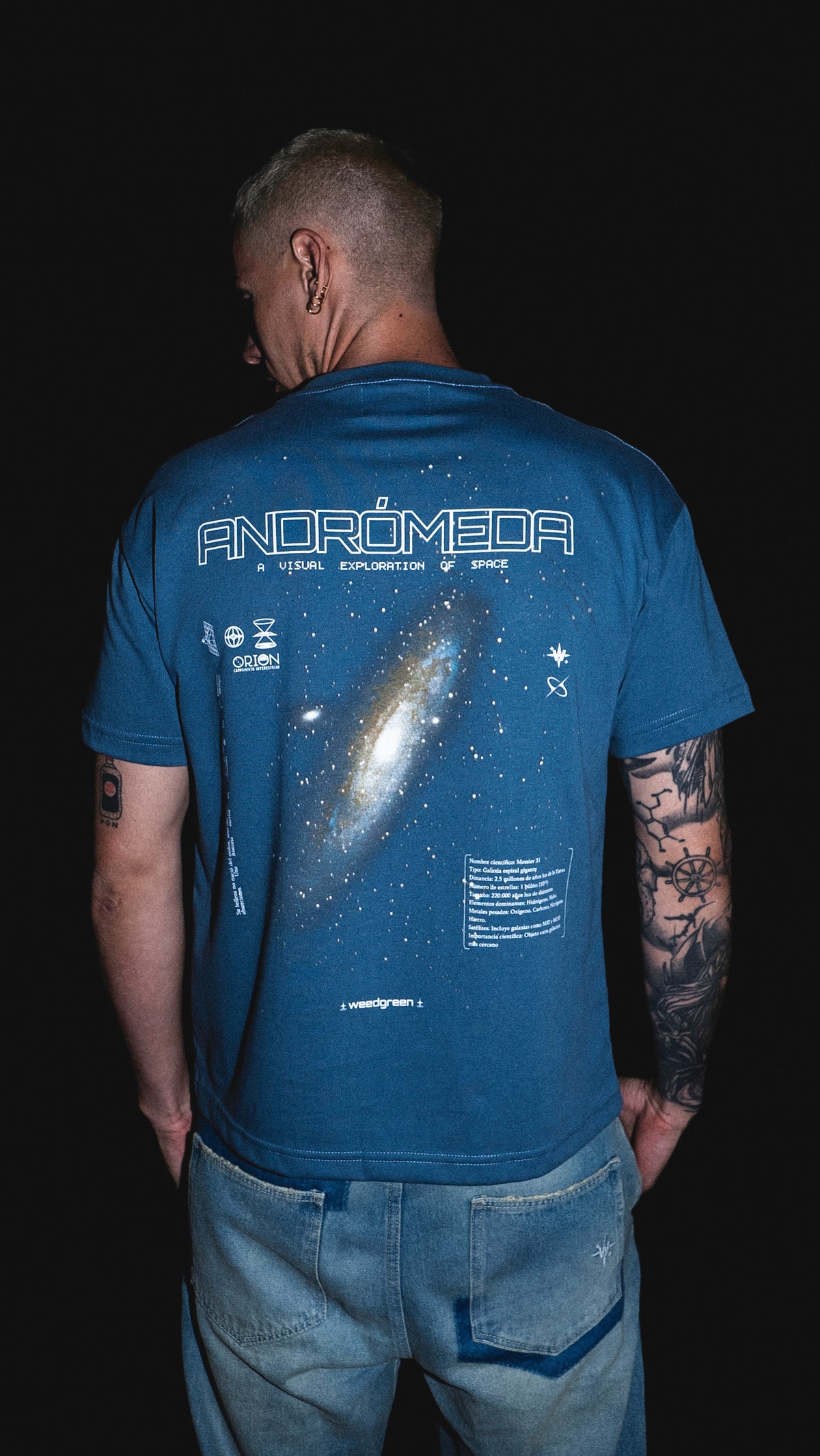 CAMISETA ANDROMEDA AZUL
