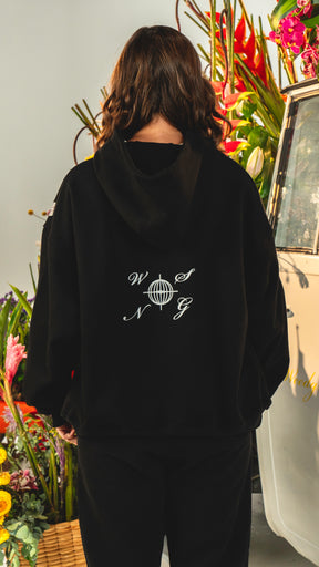 HOODIE BOX ART LAVANDA NEGRO