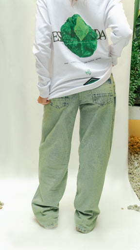 JEAN MUJER AGATA VERDE