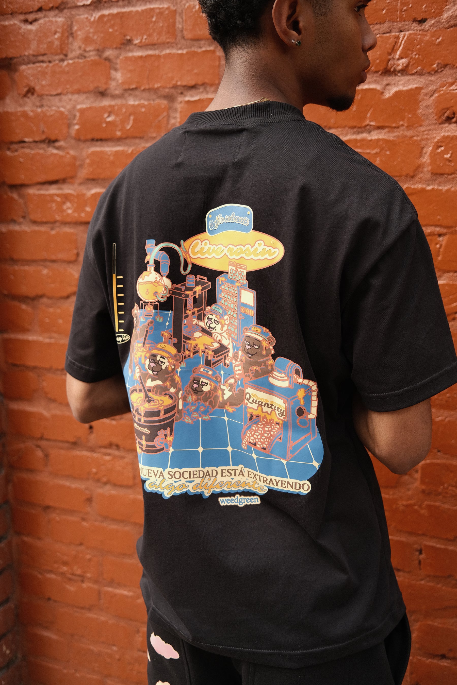 Quality Control Black Tee Negro