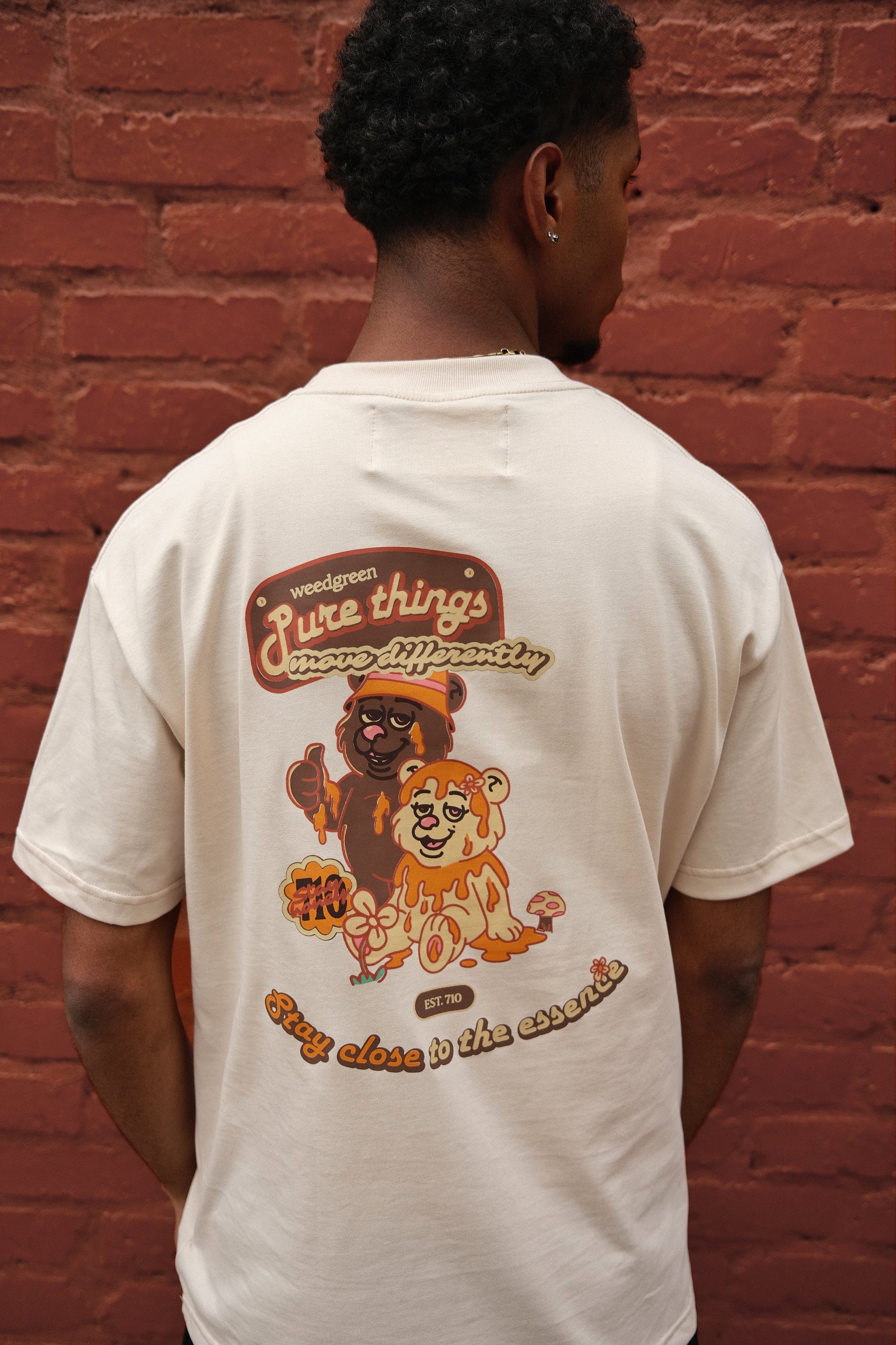 Bear Leaders Marshmellow Tee