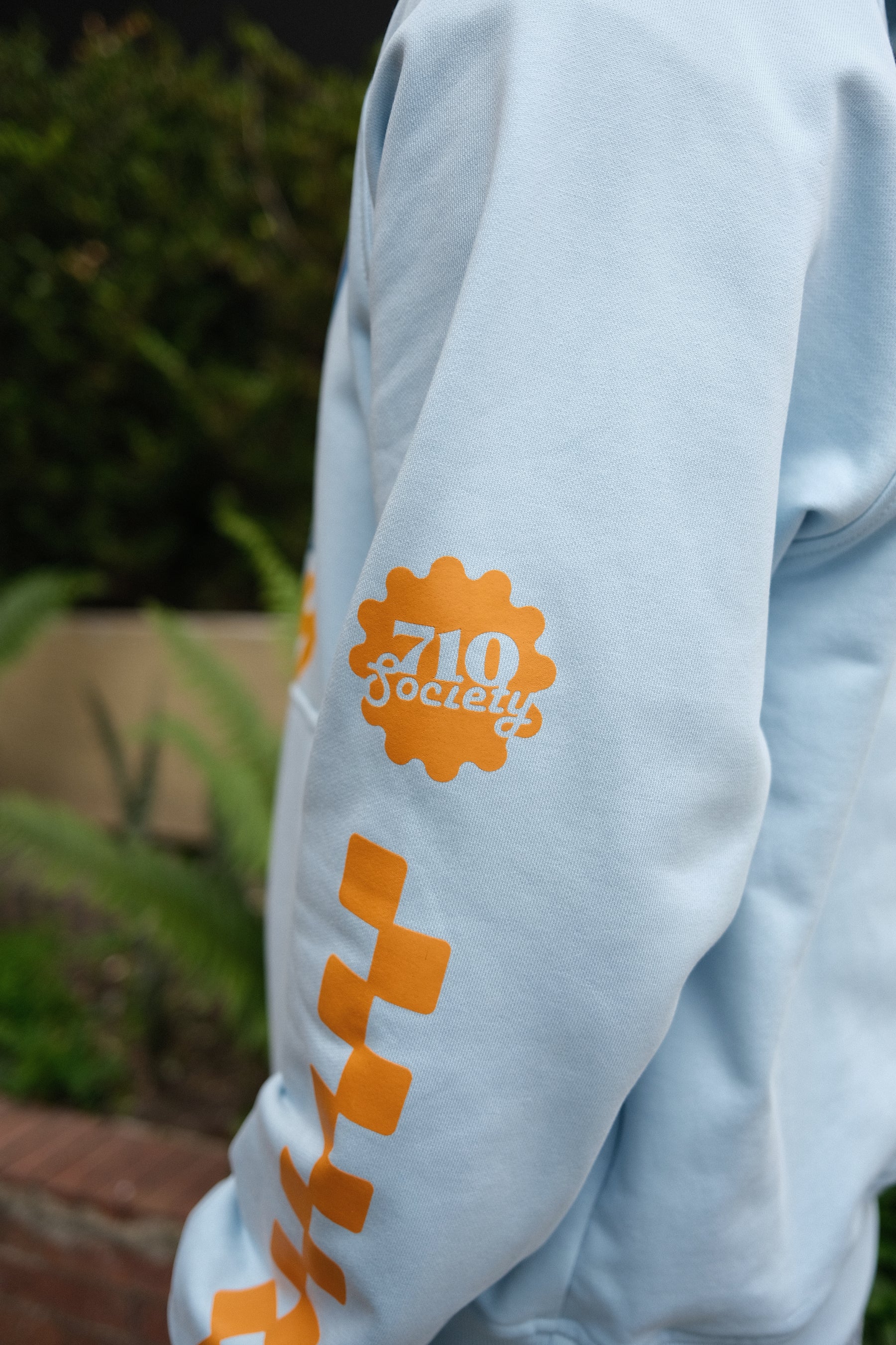 710 Club Delicated Blue Hoodie