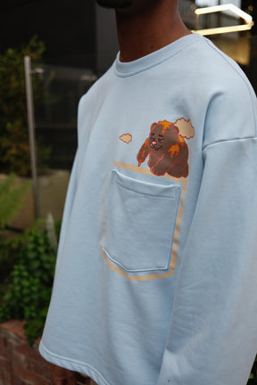 Resin Forest Delicated Blue Sweatshirt