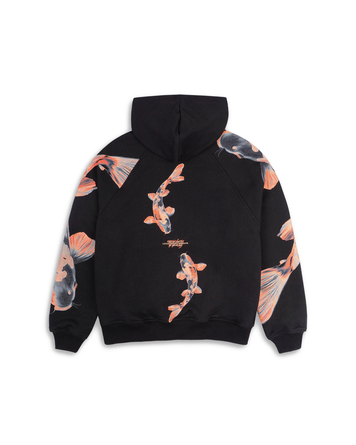 HOODIE KOI ART NEGRO