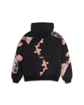 HOODIE KOI ART NEGRO