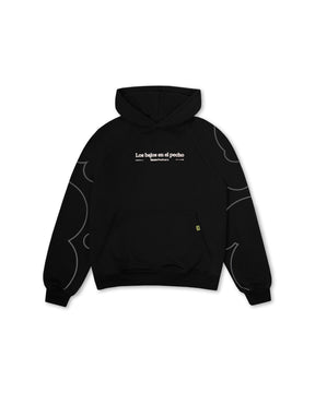 HOODIE BURBUJAS ART NEGRO