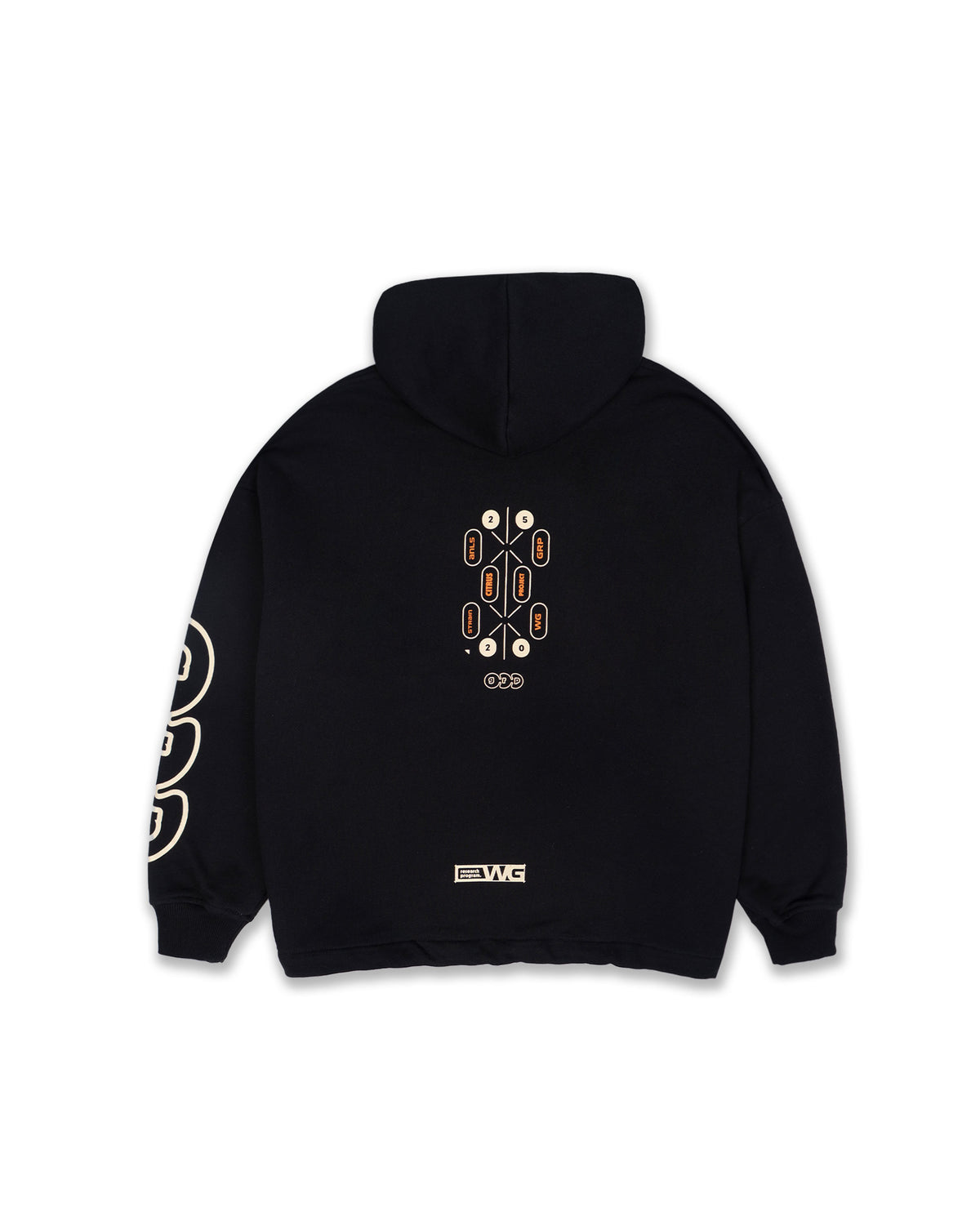 HOODIE UTILYTY WEEDGREEN NEGRO