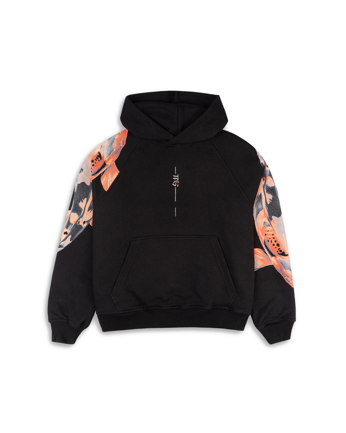 HOODIE KOI ART NEGRO