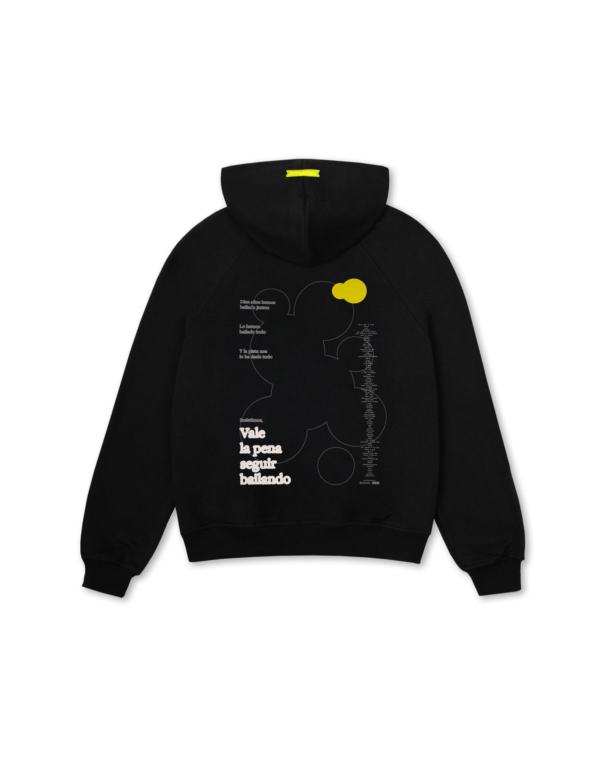 HOODIE VALE LA PENA  NEGRO