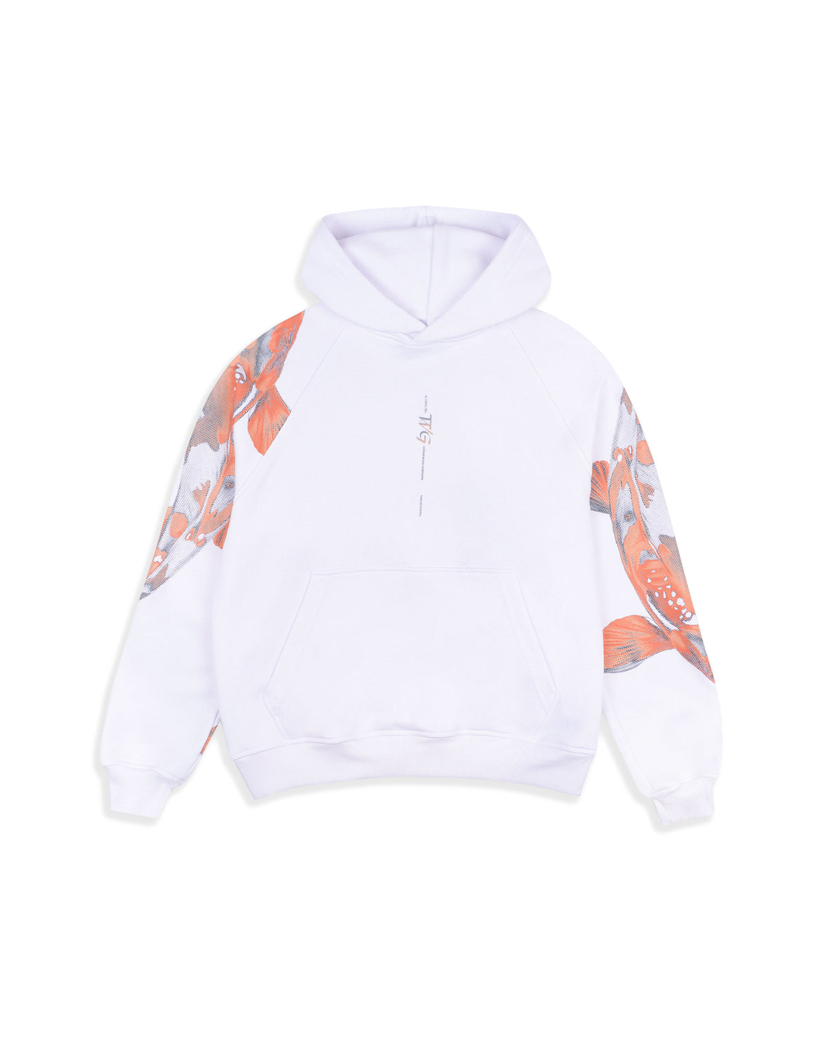 HOODIE KOI ART BLANCO