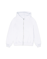 Hoodie con cierre LOGO BLANCO