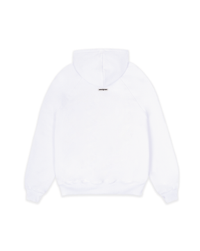 Hoodie con cierre LOGO BLANCO