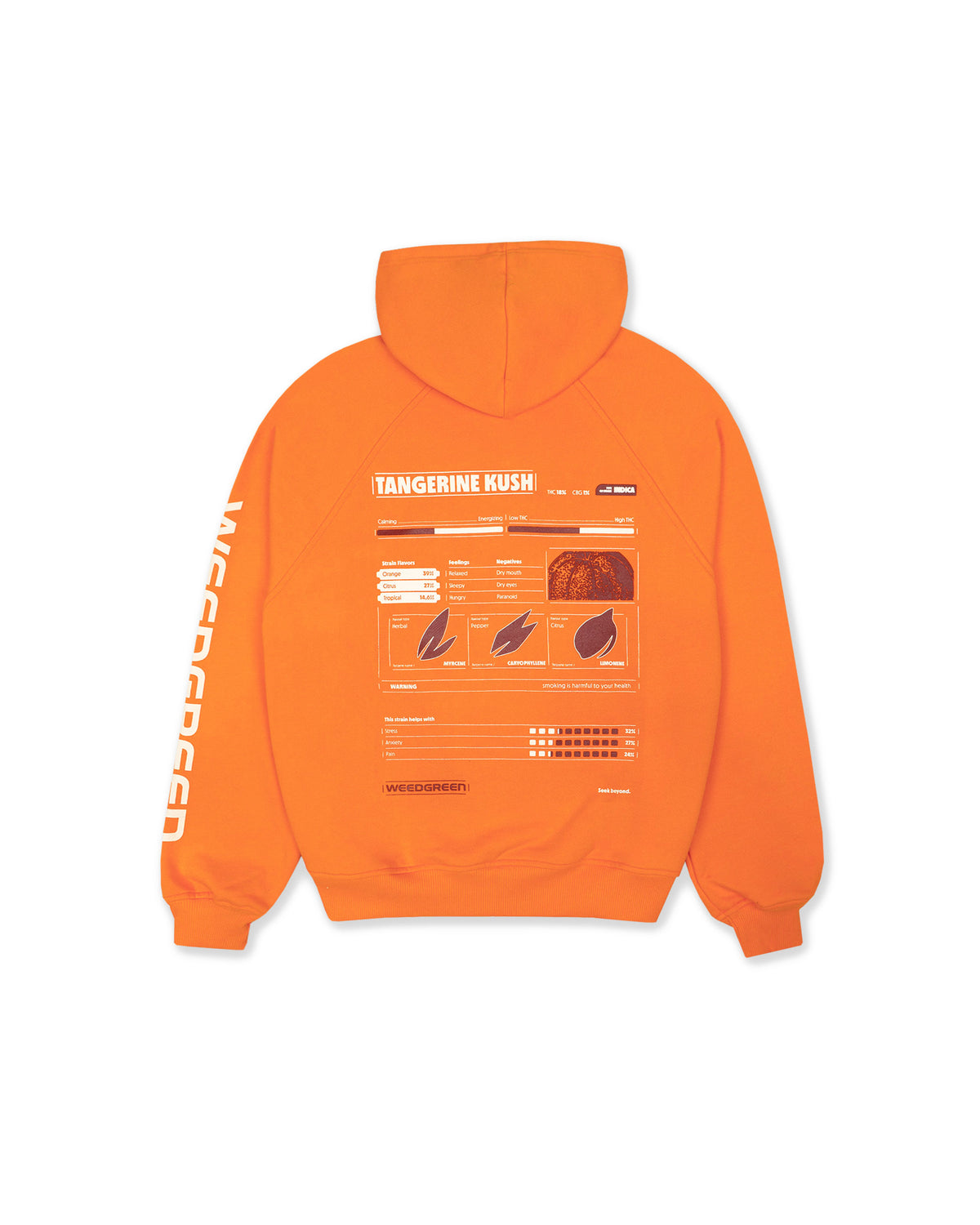 HOODIE TANGERINE NARANJA