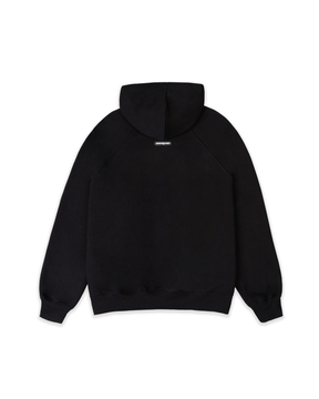 Hoodie con cierre LOGO NEGRO