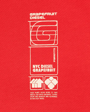 HOODIE GRAPEFRUIT DIESEL ROJO
