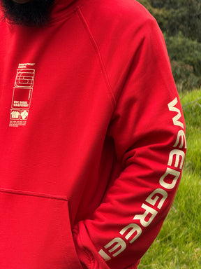 HOODIE GRAPEFRUIT DIESEL ROJO