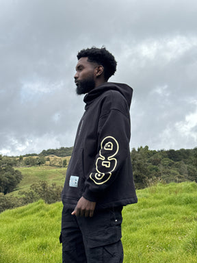 HOODIE UTILYTY WEEDGREEN NEGRO