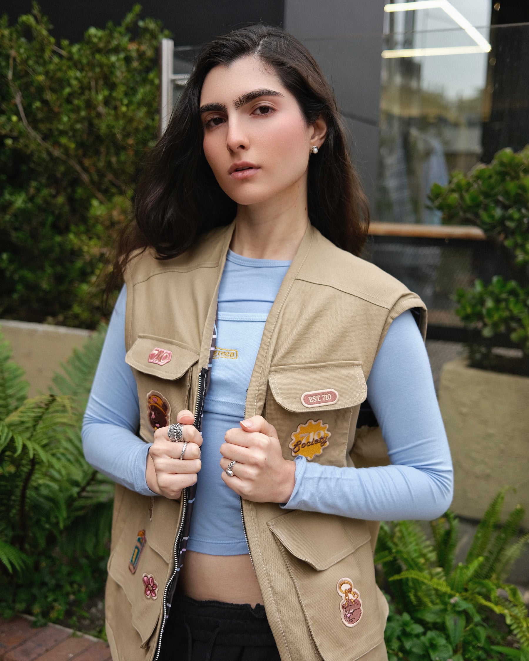 The Explorer Chocolate Chip Cargo Vest