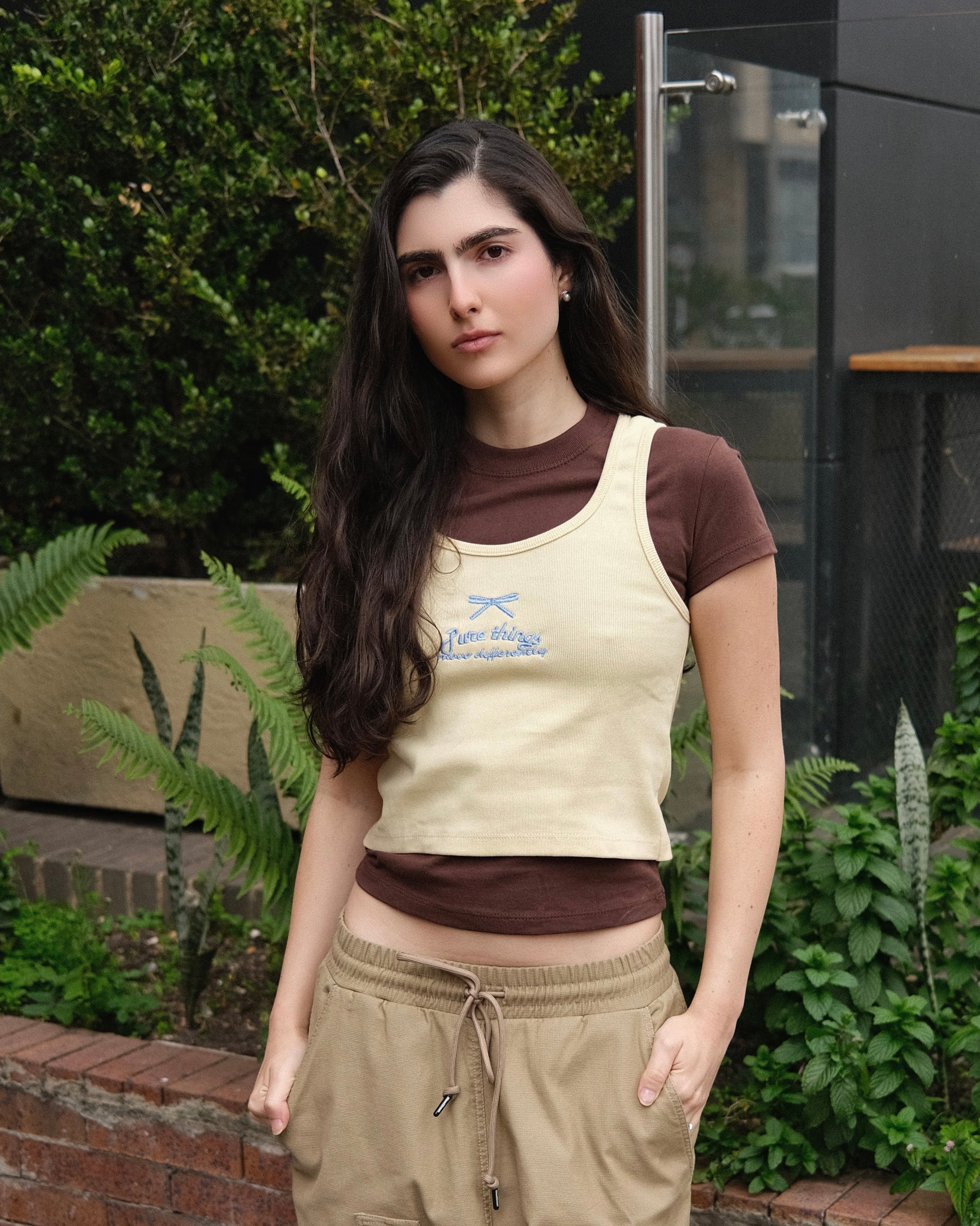 Pure Things Popcorn & Chocolate Chip Tee Layer