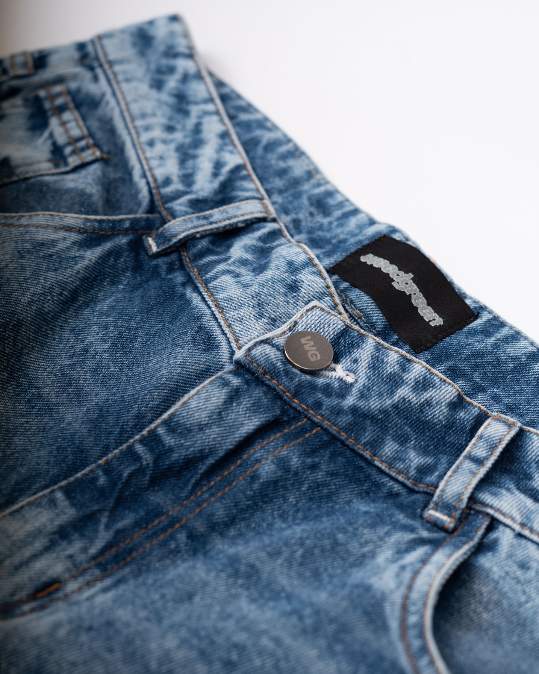 JEAN WIDE WEEDGREEN AZUL