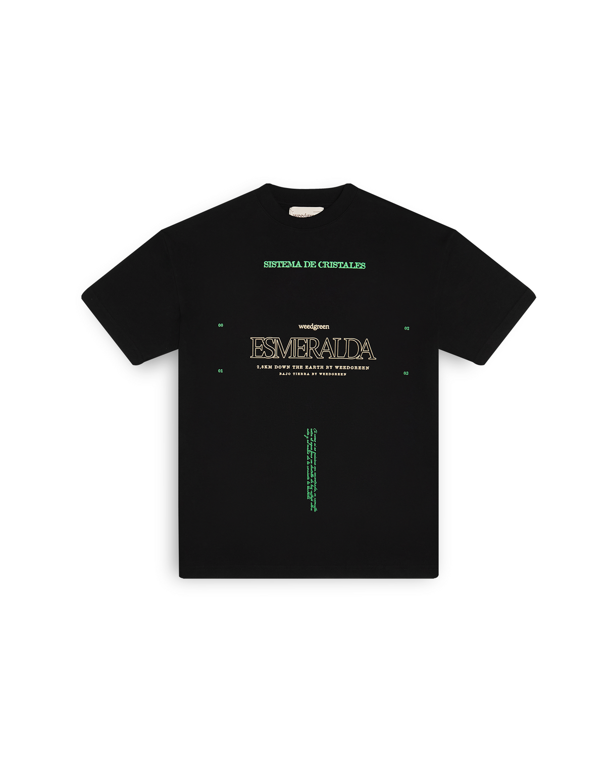 CAMISETA ESMERALDA NEGRO