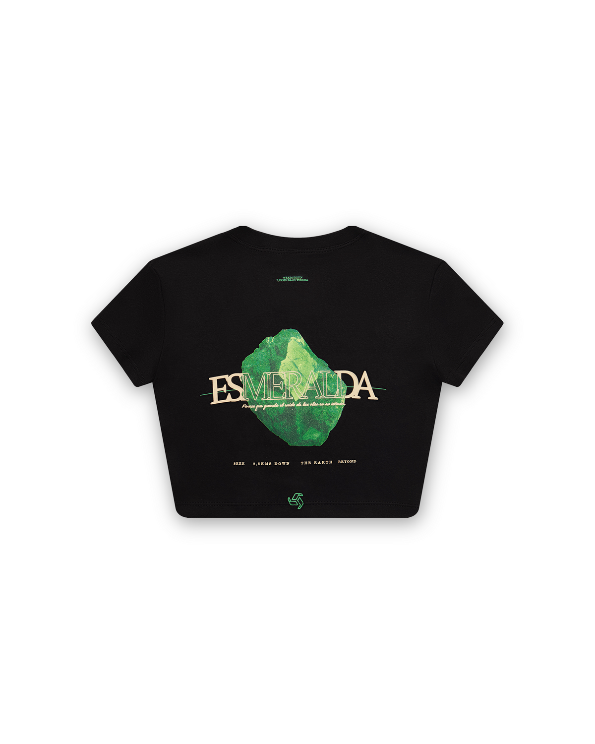 CAMISETA GRAPHITEE ESMERALDA NEGRO