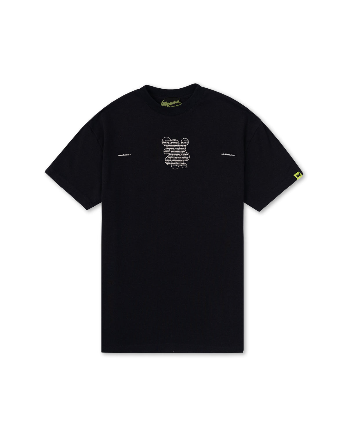CAMISETA LINE UP NEGRO