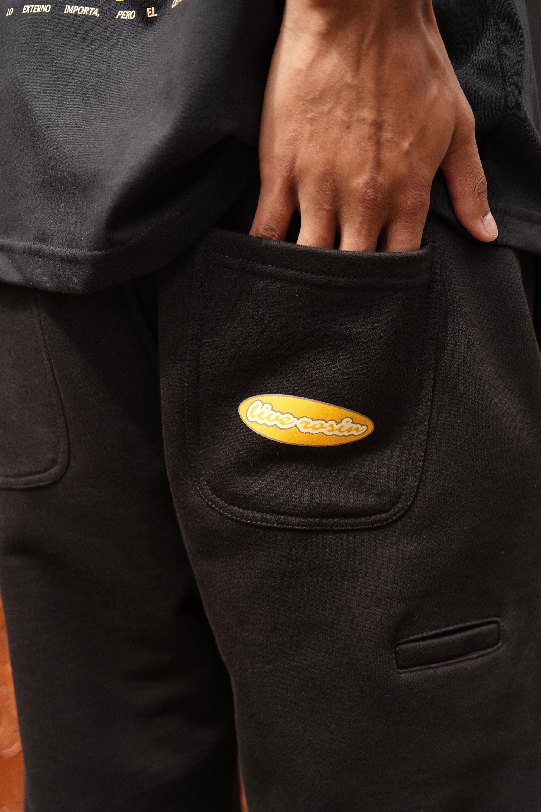 Live Rosin Black Sweatpant