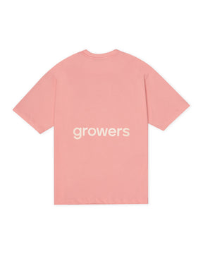 CAMISETA OVERSIZE GROWER BASICA SALMON