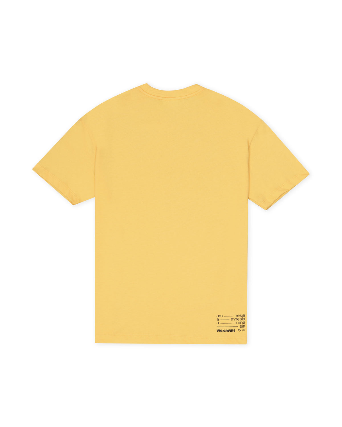 CAMISETA AMNESIA AMARILLO