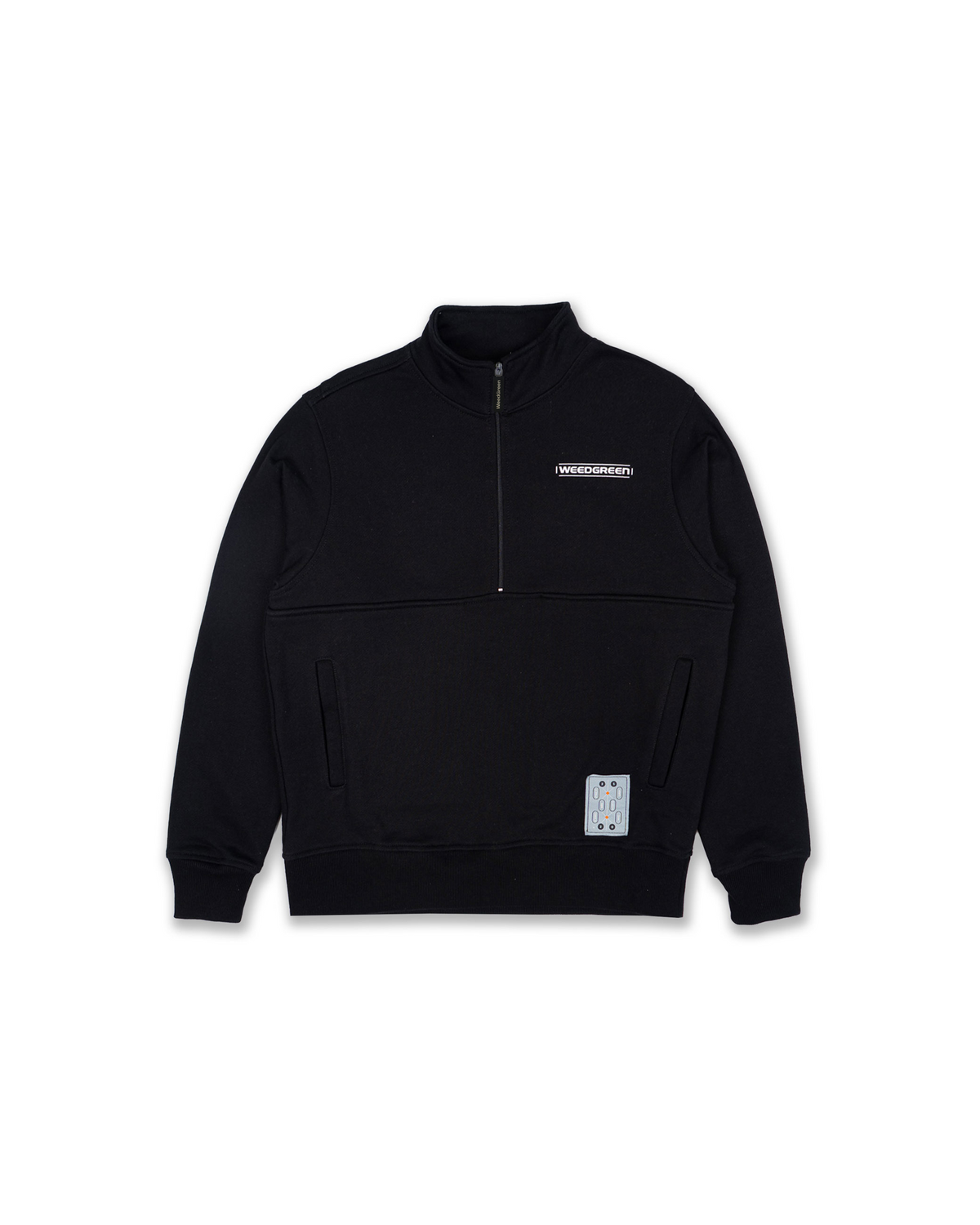 ZIP HOODIE  WEEDGREEN NEGRO