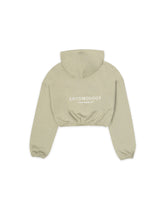 HOODIE CROP ENRESORTADO ENTOMOLOGY VERDE