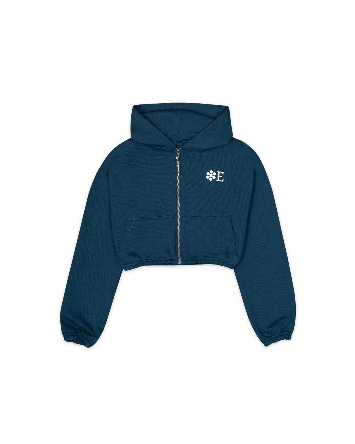 HOODIE CROP ENRESORTADO ENTOMOLOGY AZUL