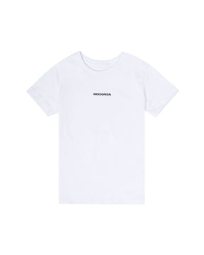 CAMISETA SLIM MUJER LOGO BLANCO