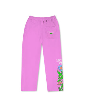 JOGGER RECTO FLOWERS LILA