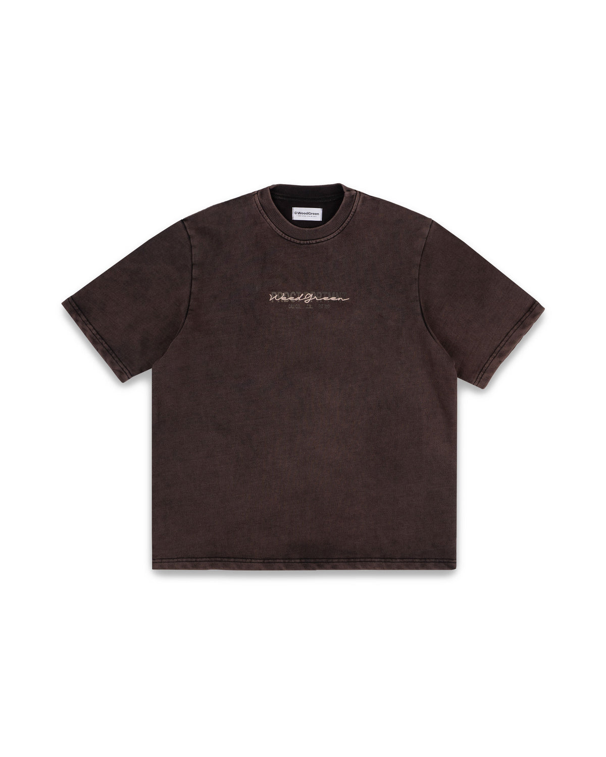 CAMISETA PRODUCT DEPARMENT CAFÉ OSCURO