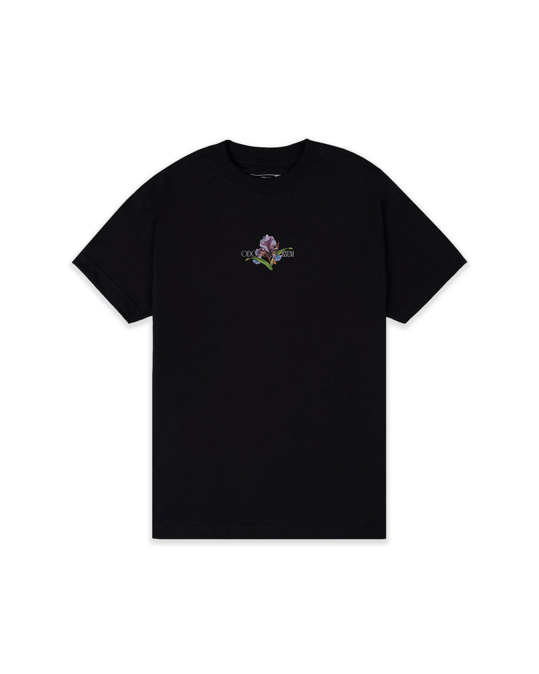 CAMISETA ORCHID OF THE SECRET GARDEN NEGRO