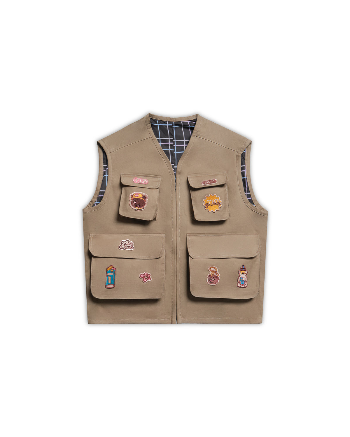 The Explorer Chocolate Chip Cargo Vest
