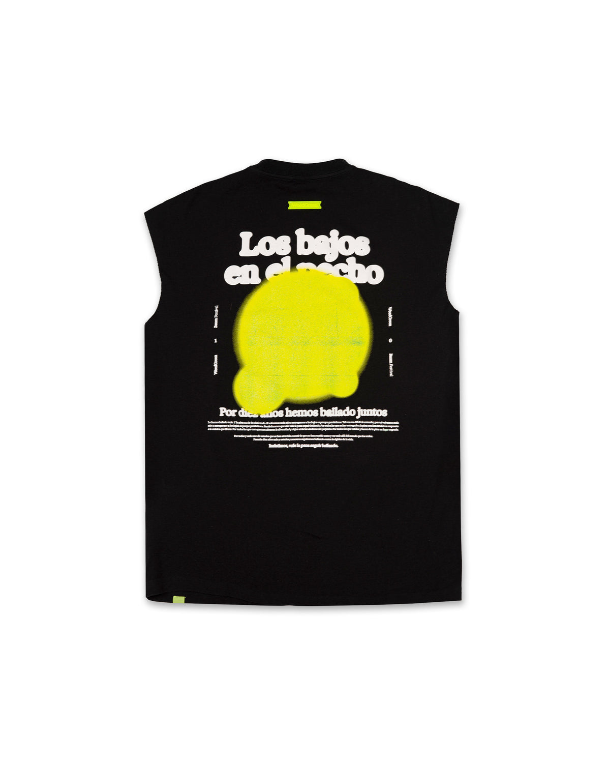 TANK OVERSIZED WEEDGREEN NEGRO