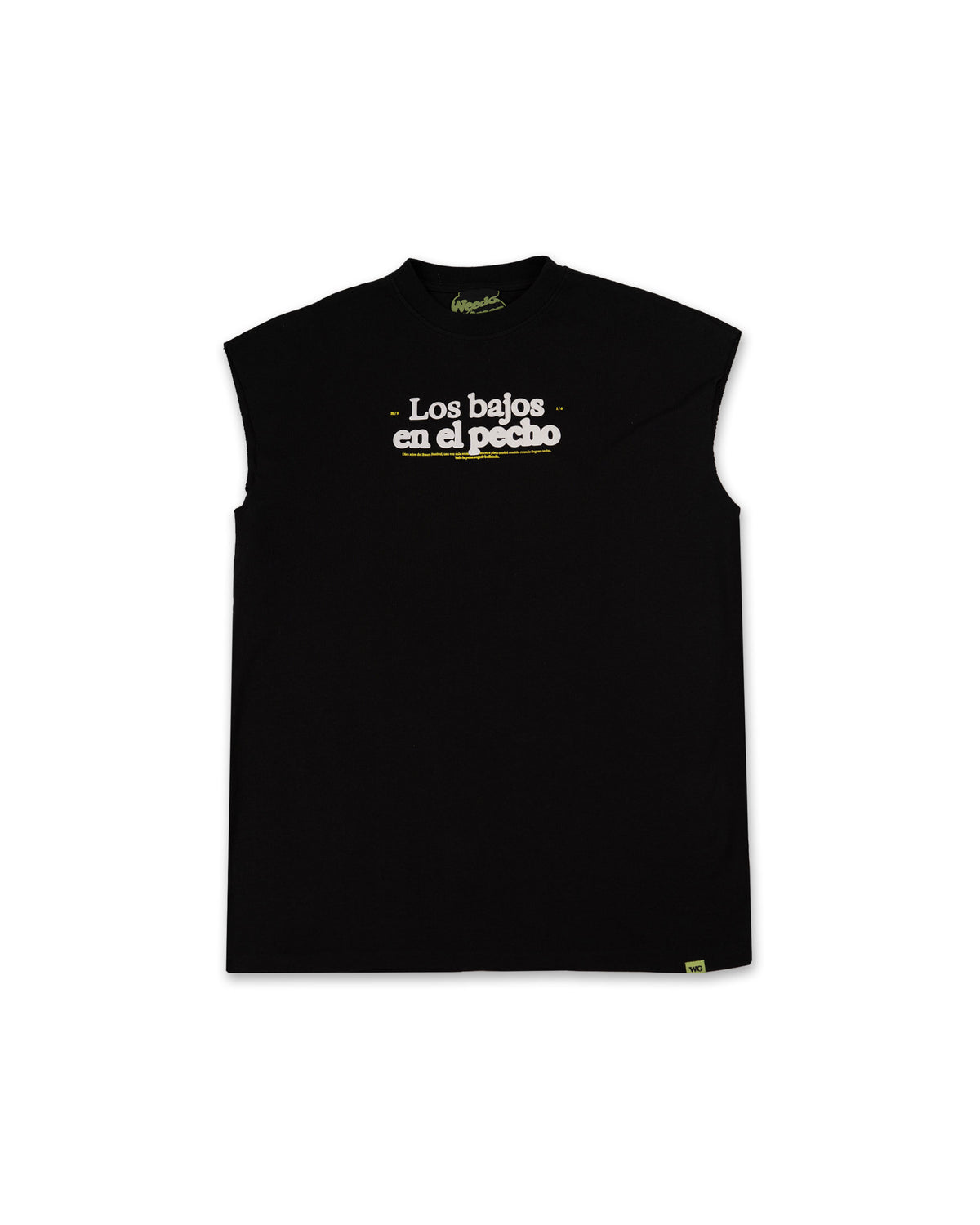 TANK OVERSIZED WEEDGREEN NEGRO
