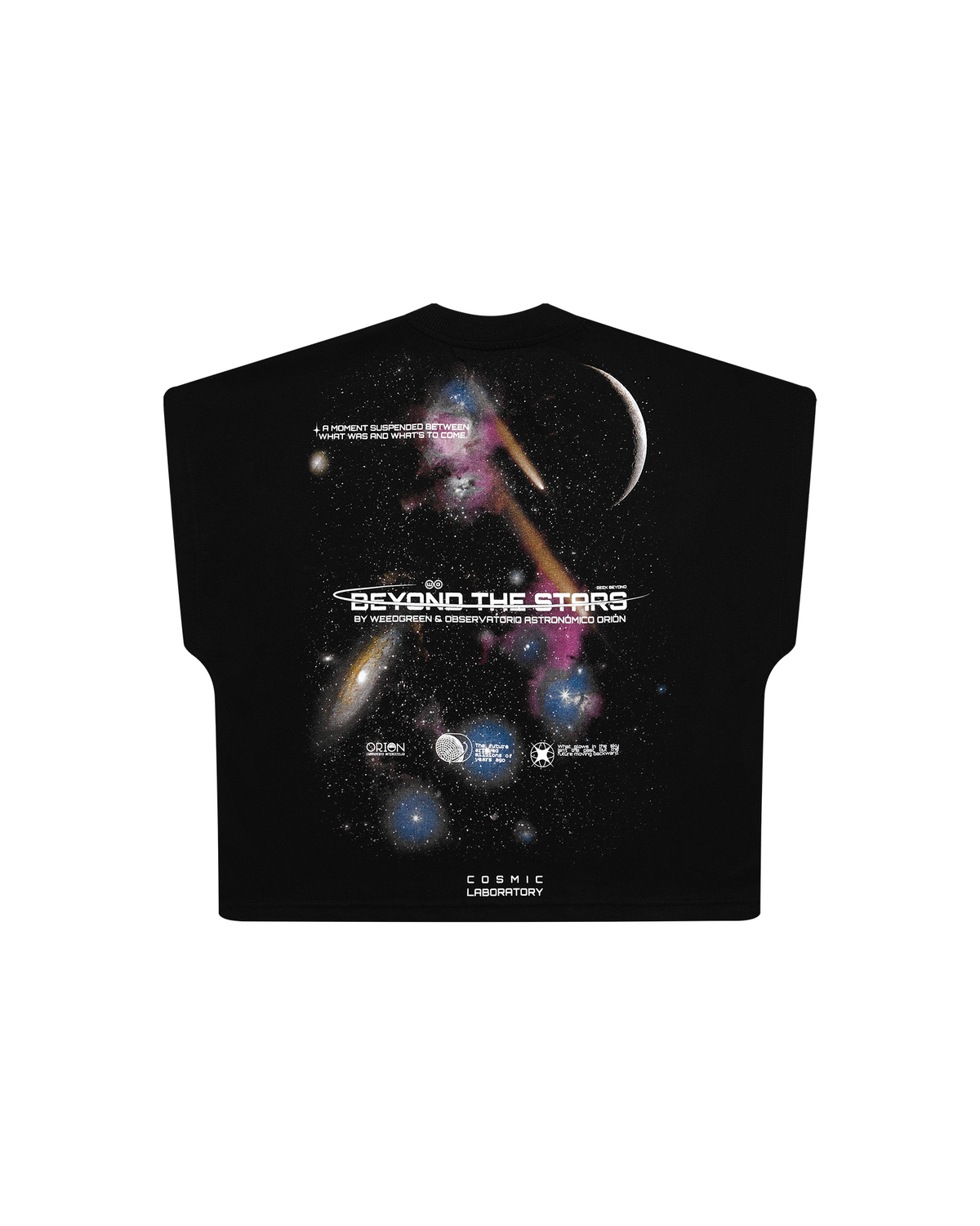 CAMISILLA COSMOS NEGRO