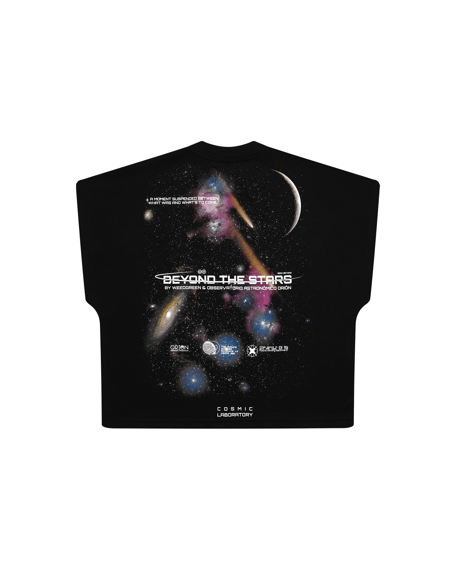 CAMISILLA COSMOS NEGRO
