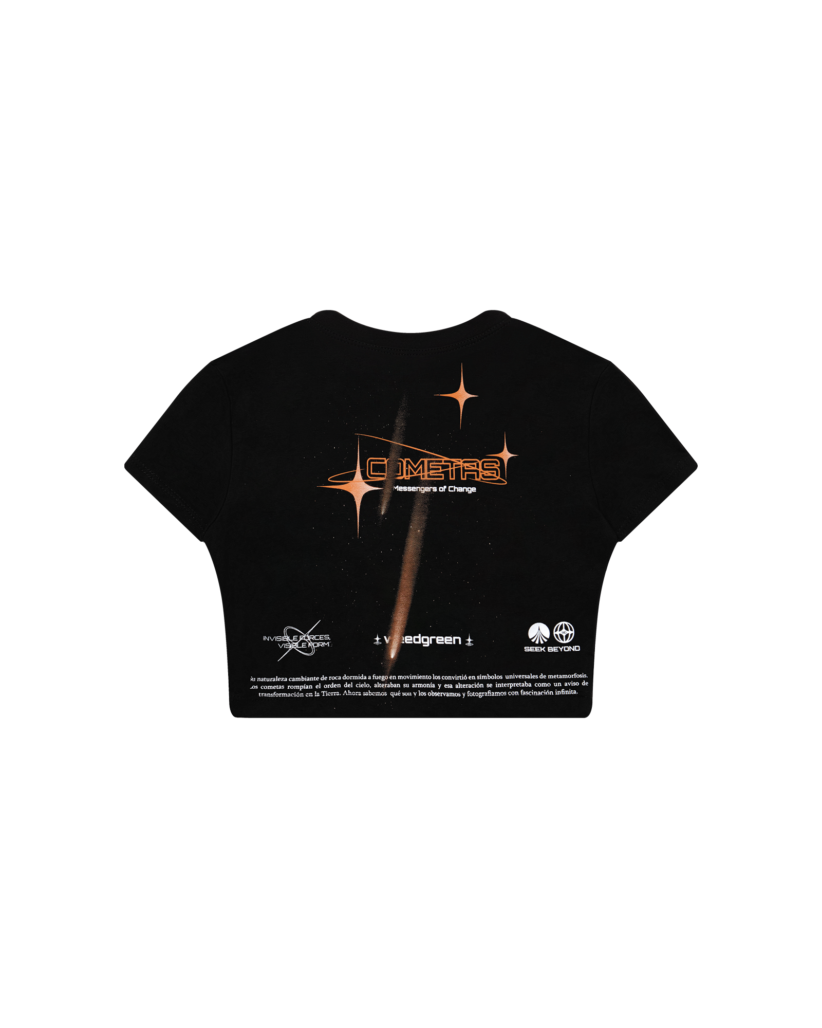 BABY TEE COMETA NEGRO