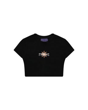 BABY TEE COMETA NEGRO