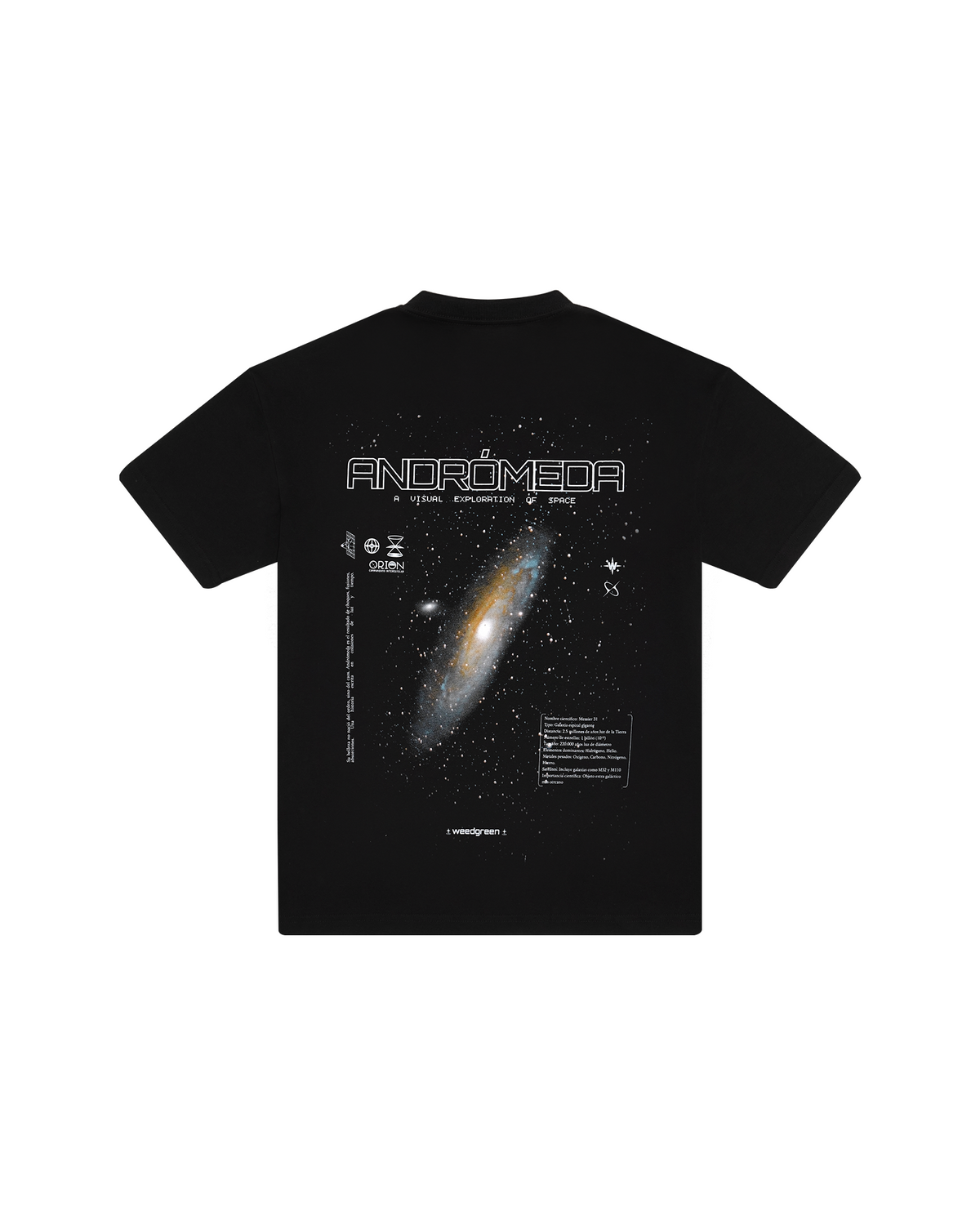 CAMISETA ANDROMEDA NEGRO
